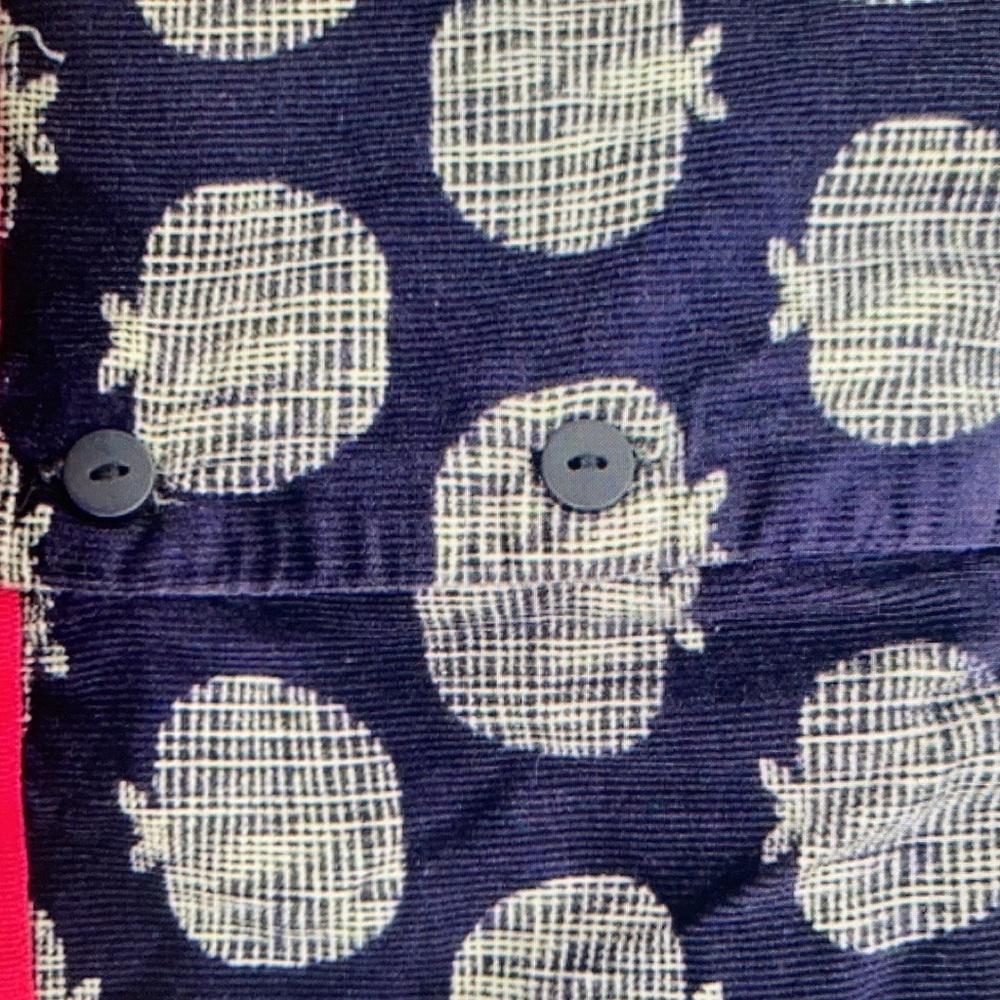 Apples ribbon casual sleeve short dress - Picture 5 of 7